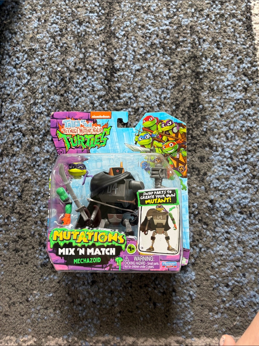 Mutations Mix 'N Match Mechazoid Action Figure - Purple/Green